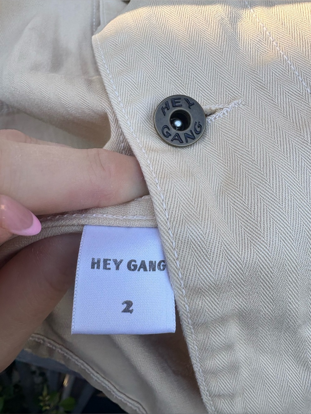 Hey Gang Barn Jacket + Chore Pants in Natural - Picture 6 of 14